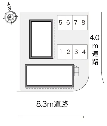 松山市保免中２丁目 月極駐車場